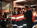 Feuerwehrauto im Feld- und Grubenbahnmuseum.